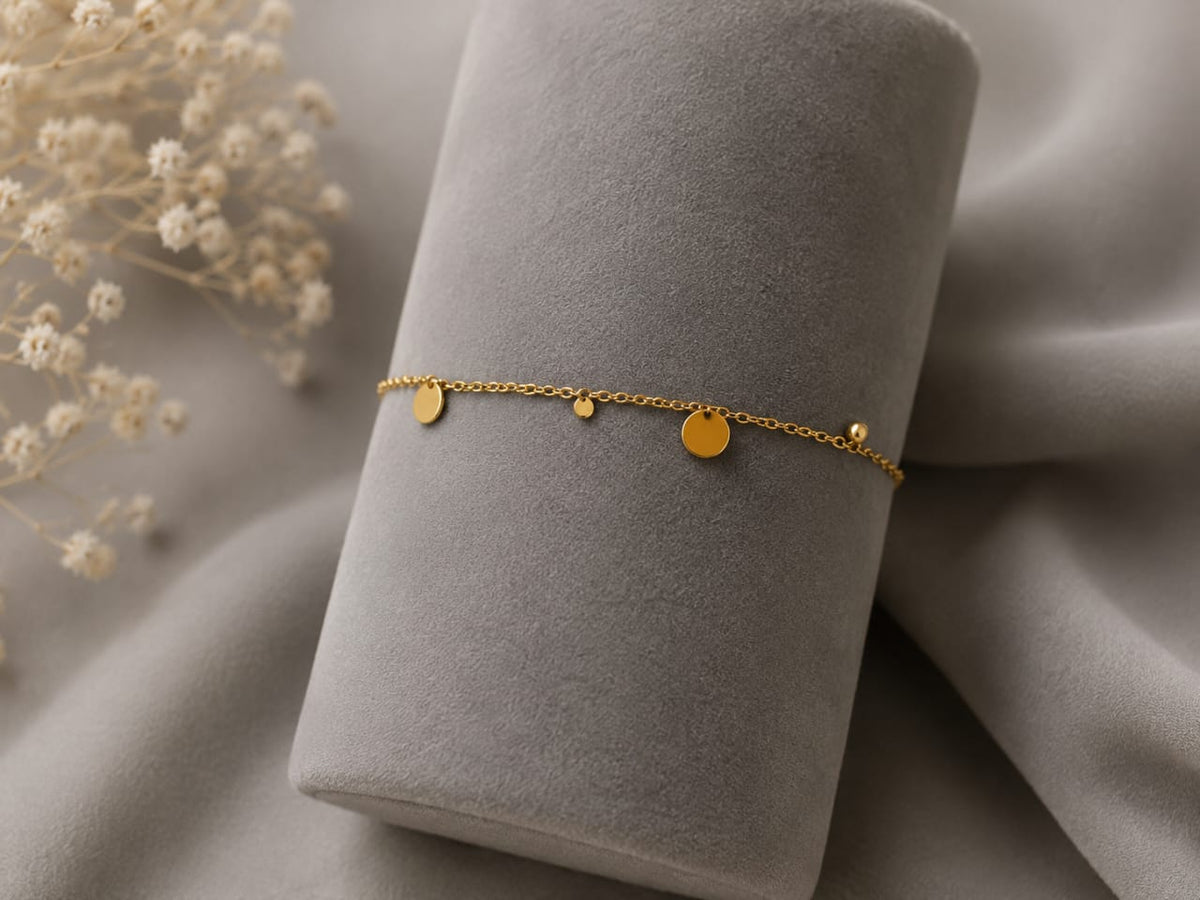 Golden Coin Anklet