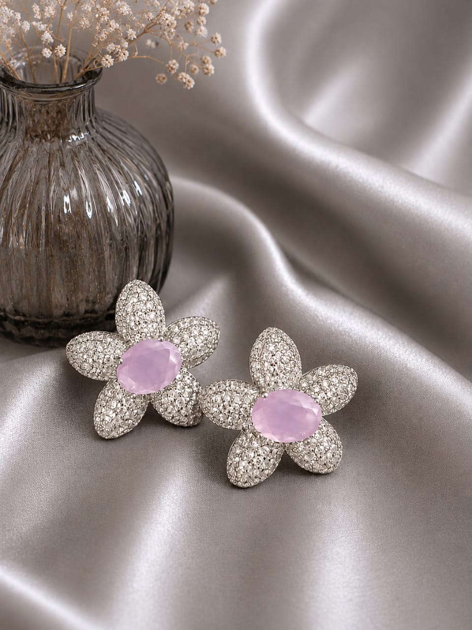 PINK BLOOM EARRINGS