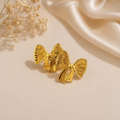 Bow earrings